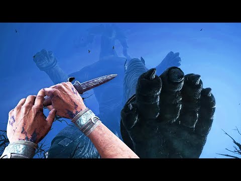 Fighting MASSIVE TITANS with a Dagger... (Behemoth VR)