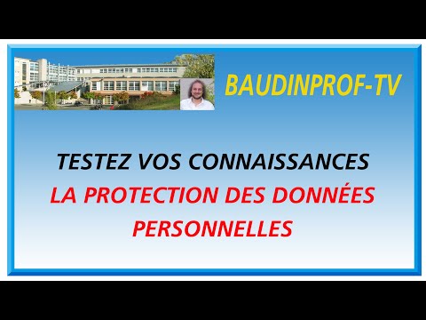 Test sur la protection des données personnelles.