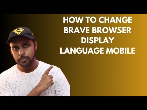 How to change brave browser display language mobile| change display language brave browser