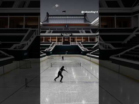 Ice tennis is the best thing you'll see today 🎾🔥 #tennis #iceskating #sports #tennisplayer