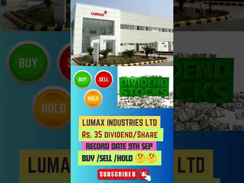 Lumax Industries Ltd #dividendshare #supportmychannel #dividendstocks #trending #dividendinvesting