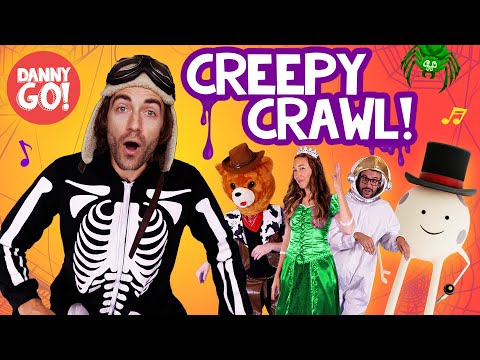 "The Creepy Crawl!" Dance Song 🕷🎃 /// Danny Go! Kids Halloween Trick or Treat Music