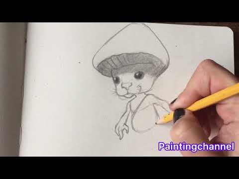 Drawing Smurf Cat