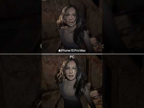 Resident Evil 7 iPhone 15 Pro Max vs PC