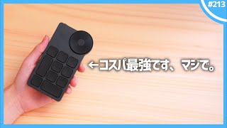 【 左手デバイス 】「イラスト・動画編集なんでもござれ！」なコスパ最強アイテムを発見しました。【 XP-PEN ACK05 】