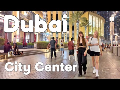 Dubai 🇦🇪 Amazing City Center, Burj Khalifa [4K] Walking Tour