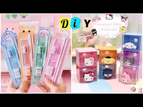 How to make cute Stationery at home | DIY homemade beautiful Stationery | School supplies