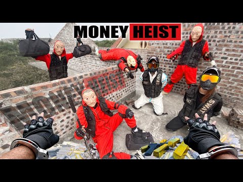 PARKOUR VS MONEY HEIST: Money Heist betrays,kills Boss,steals money & escapes from police | Epic POV