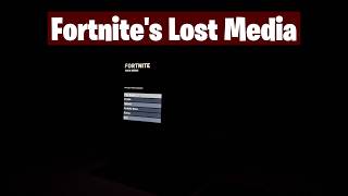 Fortnite's Lost Media