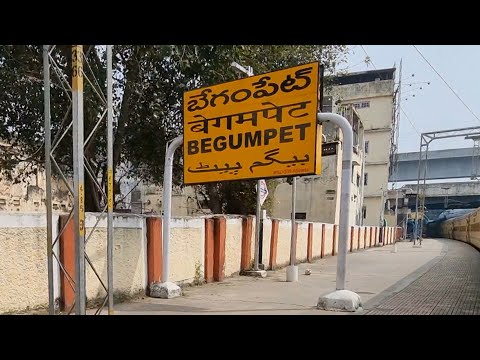 BMT, Begumpet railway station Hyderabad Telangana, Indian Railways Video in 4k ultra HD