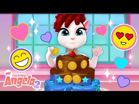 🌟 Getting Creative With Cake! 🎂 Talking Angela 2 Gameplay