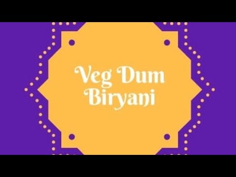 Veg Dum Biryani