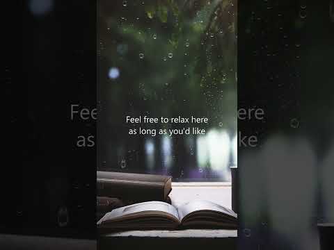 Those rainy days with relaxing music... #asmr #cozy #relaxingmusic #rain