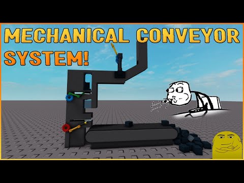 I made a Mechanical Conveyor System in Roblox!