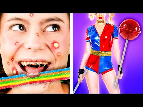 From Nerd to Harley Quinn! Epic Superhero Makeover Transformation! by CoCoGo!