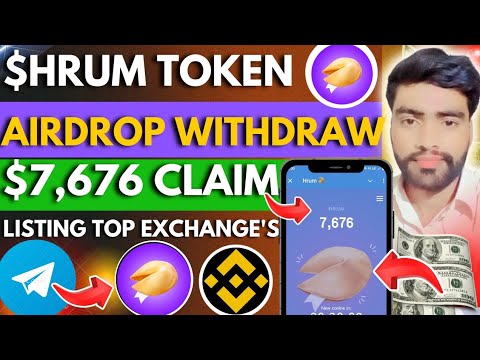 $Hrum airdrop withdrawal | hrum airdrop withdraw kaise kare | hrum listing date | hrum airdrop