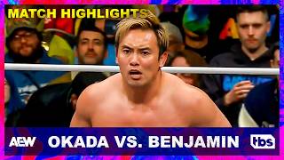 Okada Battles Shelton Benjamin With Continental Classic Fate in Balance (Clip) | AEW Dynamite | TBS