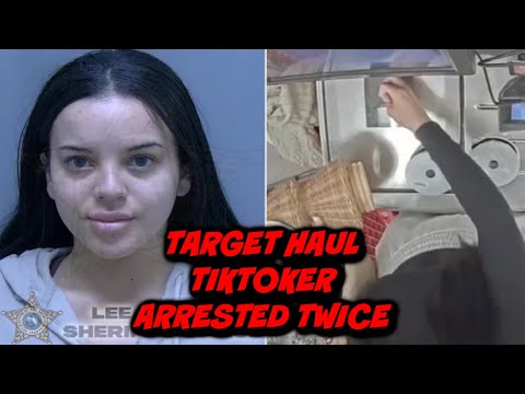 Target Haul Tiktoker ARRESTED for THEFT of Merchandise!