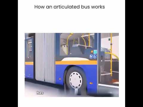 How an Articulated Bus Works 🚌 Engineering Behind the Extra-Long Ride! #SmartTransport #learnwithme