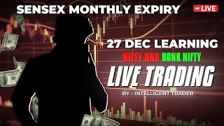 LIVE TRADING NIFTY and BANKNIFTY Options | 27/12/2024 | Scalping #livetrading #nifty50 #banknifty