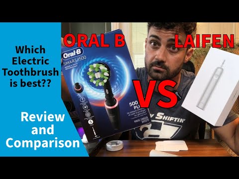 The ULTIMATE toothbrush comparison! ORAL B VS LAIFEN