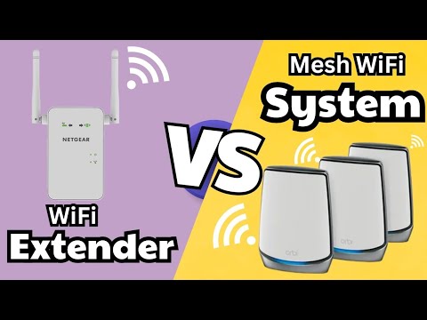 WIFI EXTENDER VS WIFI MESH SYSTEM Which is best for your home, garage, basement, etc |