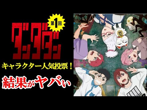 【ダンダダン 】第１回人気キャラランキング！結果が予想以上にヤバすぎた！一挙公開！！モモ：若山詩音/オカルン花江夏樹/人気キャラランキング/キャラクター人気投票/ダンダダン11話/ダンダダン12話