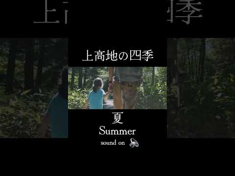 【山と溪谷ch.×上高地】上高地の四季 short ver.「夏 Summer」  #shorts #登山 #上高地 #kamikochi