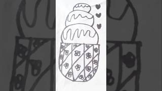 Drawing pictur _Draw an ice 🍦 cream cone #shorts