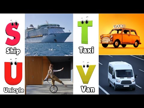 Vehicles ABC Song for Todders | Phonics for Kids | Alphabet Letter