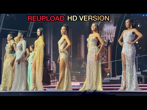 TOP 10 EVENING GOWN -FANCAM 1 -กล้อง 1 / MISS UNIVERSE 2021