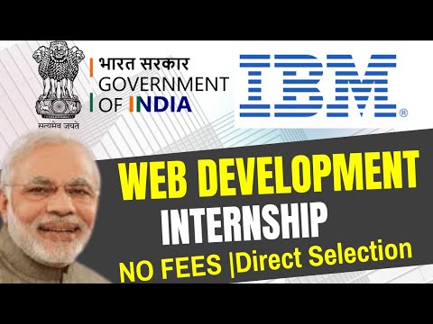 Full Stack Internship Direct Selection By AICTE GOVT India | Free Training & Certificate | IBM |MERN