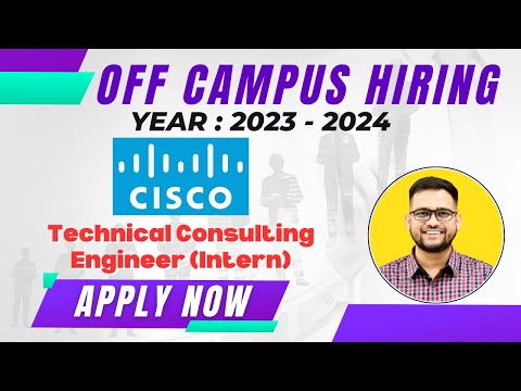 Cisco off campus hiring 2023 | Cisco hiring for freshers | Cisco 2023 #Cisco