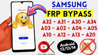 All Samsung Galaxy Frp Bypass Without Pc 2024 Android 12-13-14 A-34-Latest Security 2025💯%Frp Unlock