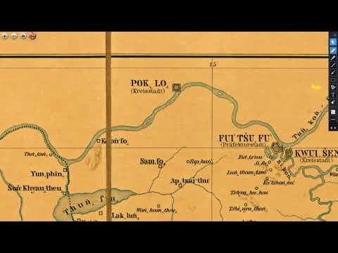 422 1900年之前深圳,香港等地名在地图上以客家话命名 Names on the map of Shenzhen, Hong Kong, etc before 1900 were in Hakka