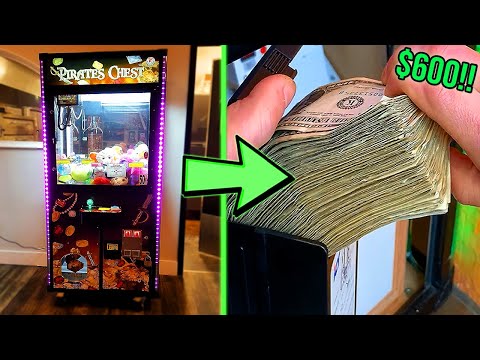 How Much Did This Claw Machine Make In 30 Days?!