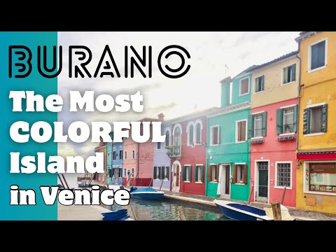 Burano✨Magical Island You Should Visit if you are in Venice Italy▫️4K