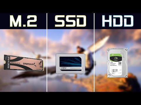 Hogwarts Legacy M.2 NVME vs. SSD vs. HDD