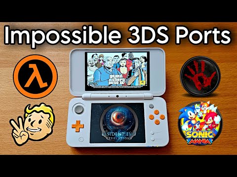 10 MOST Impressive Console Quality 3DS Ports ( Homebrew + Official )