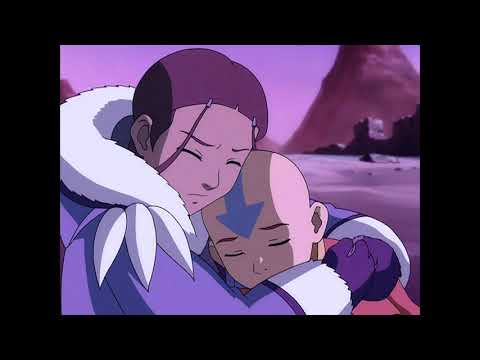 Aang talks to Katara about her mother with flashbacks   Avatar The Last Airbender HD