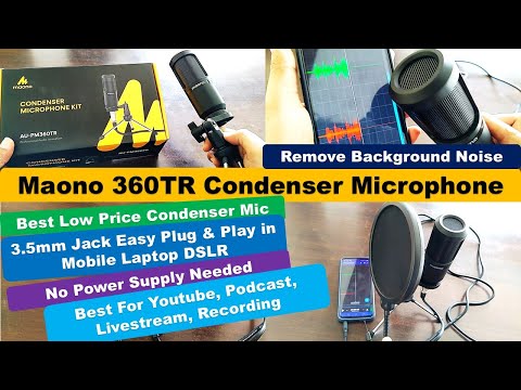 Maono 360TR Condenser Mic Detailed Review | Best Affordable Mic for Youtube, Podcast, Live Streaming