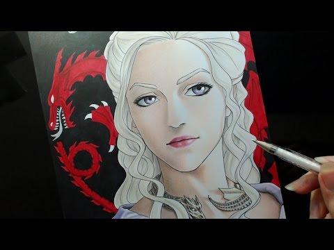 Speed Drawing - Daenerys Targeryen (Game Of Thrones) - Manga Version