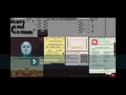 CAN I HIT IT A 100 POINTS!?!?!?!?!?!?!??!?!!?!?!? Papers, please, endless mode, hardcore level.