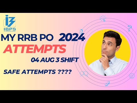 My RRB PO 2024 🔥Attempts | self given. safe or not?  Why IBPS doing this? #rrbpo #rrbpo2024 #ibps