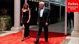 WATCH: President-Elect Trump And Melania Trump Host Mar-A-Lago New Year's Gala