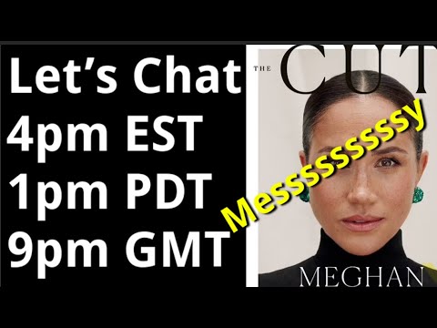 Live Chat Today! Let's Talk Latest Harry and Meghan News