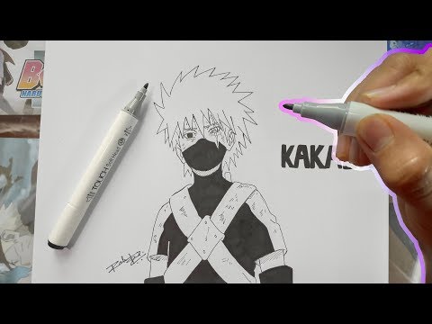 Drawing (Kid) Kakashi Hatake (Manga Sketch) - Naruto Shippuden