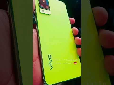 #vivo V21 new colour-Neon spark_Hot model🔥