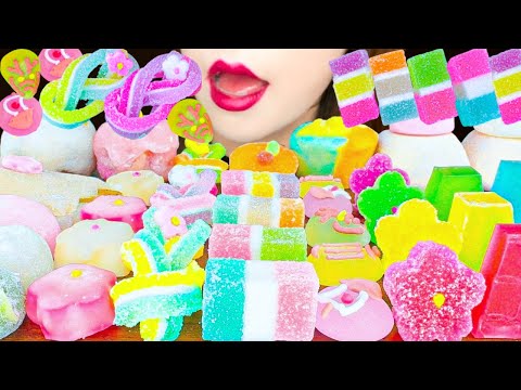 【ASMR】WAGASHI PARTY🌸  MUKBANG 먹방 食べる音 EATING SOUNDS NO TALKING