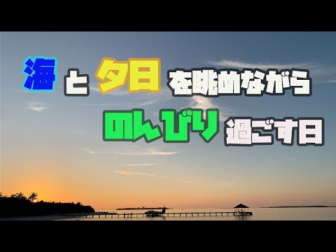 【モルディブ旅】天然アクアミュージアム＆サンセット！